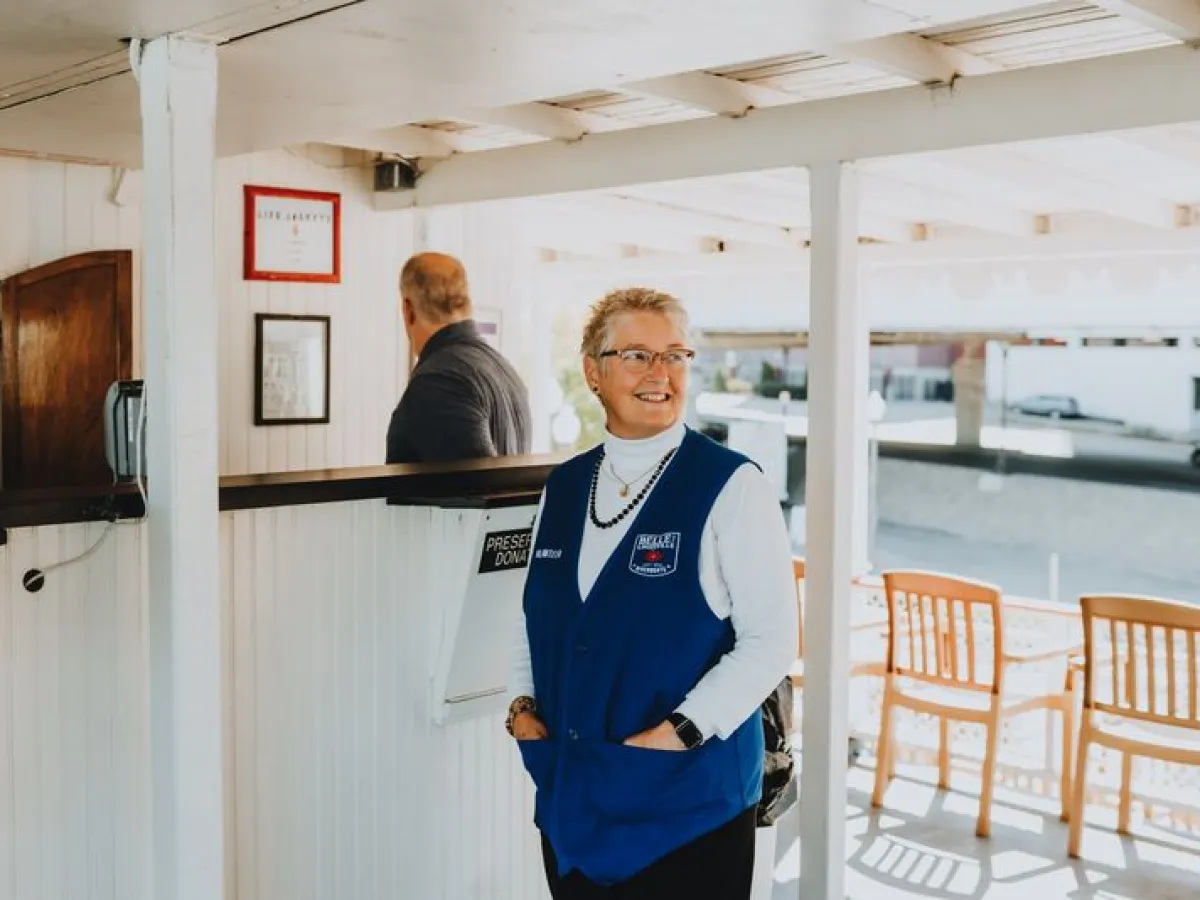 a man standing in a kitchen